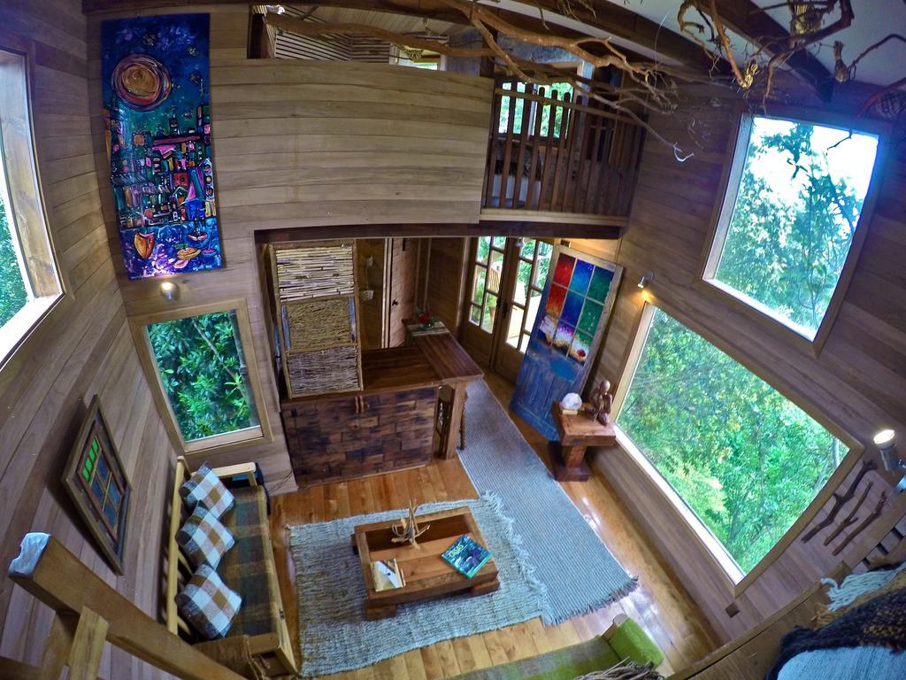 Villa La Casa Del Árbol De Chiloé Castro Habitación foto
