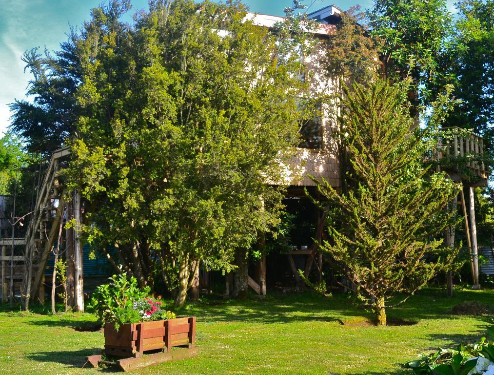Villa La Casa Del Árbol De Chiloé Castro Exterior foto